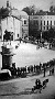manifestazione sportiva in piazza del Santo nel 1920 circa